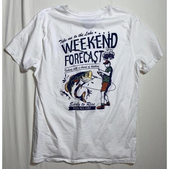 Other - Nickel And Iron Men T-Shirt Beer Fishing Southern Classic Medium M Rather Be